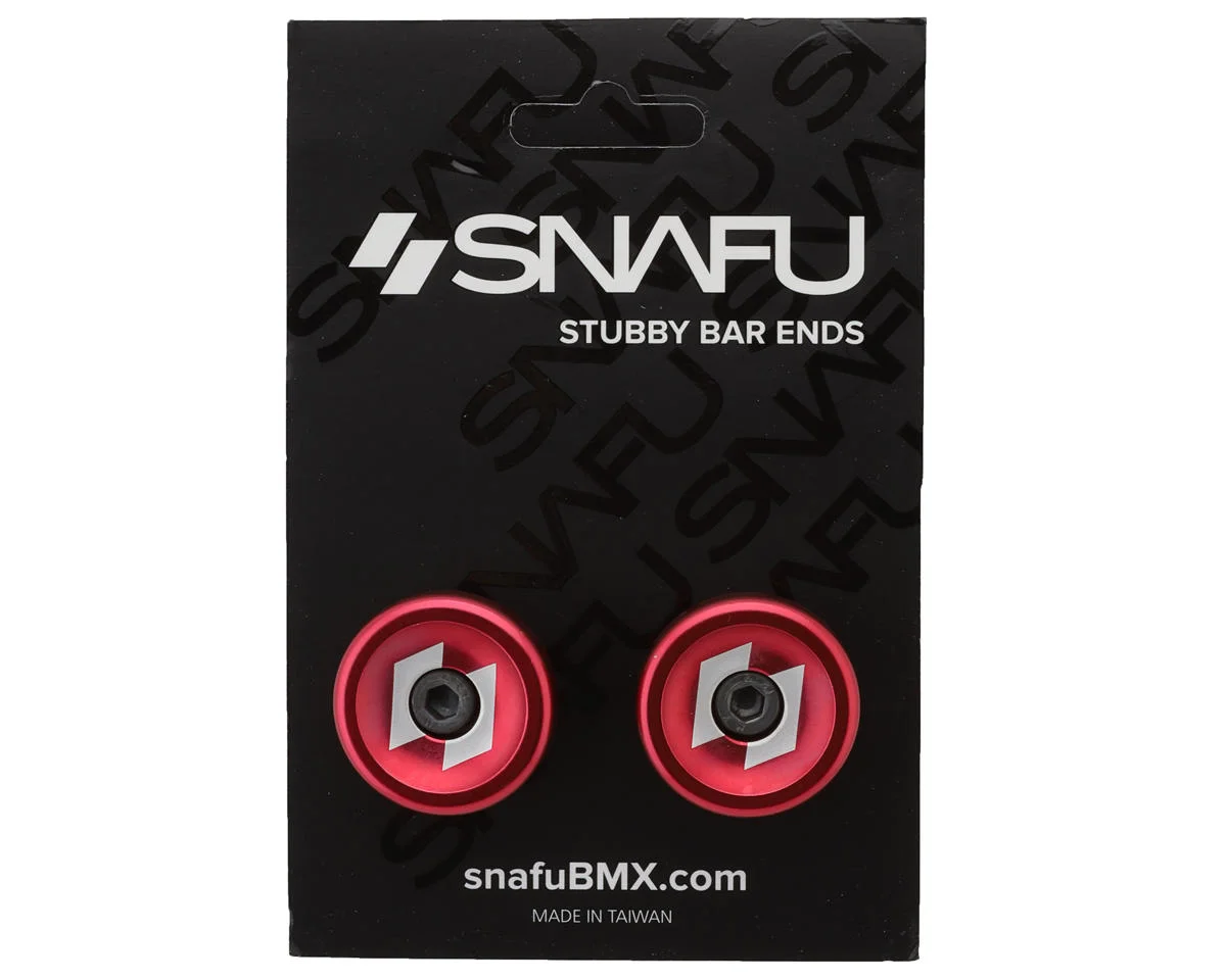 Snafu Stubby Bar Ends (Red) - view 2